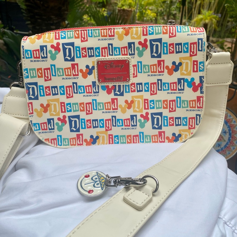 Loungefly Disneyland Resort 65th Anniversary Crossbody Bag